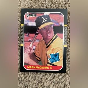 Mark McGwire 1987 Donruss Baseball card